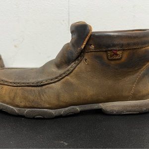 Twisted X Mens Steel Toe Work Comfort Boots Driving Moc shoes sz 8M